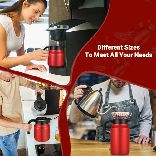 Small Insulated Coffee Carafe (Red / 27 Ounces)