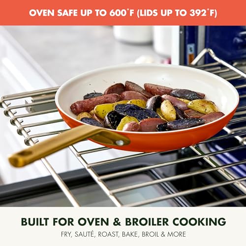 Nonstick Reserve Pro 10 Piece Cookware Set (Harvest Orange / 10 Piece Cookware Set)