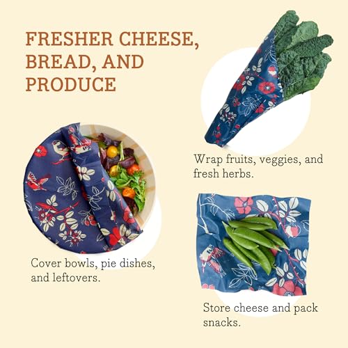 Beeswax Food Wraps (3 Count)
