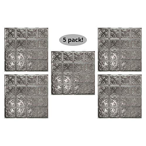 Tin Backsplash [5 (Pattern #21 Fleur-de-lis / Stainless Steel Gloss)
