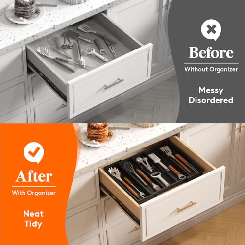 Utensil Organizer for Kitchen Drawers