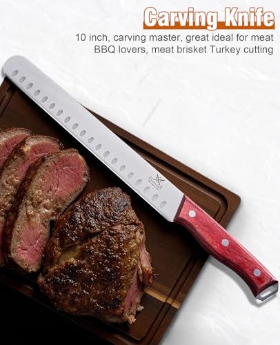 2PCS Brisket Carving Knife and All Purpose Kitchen Shears Set (2 Count)