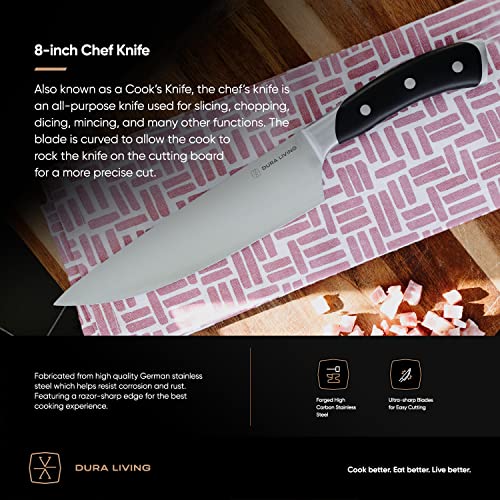 8 Inch Chef Knife (Black / 8")
