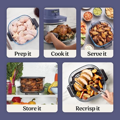 Crispi Pro Glass Air Fryer (Deep Amethyst)