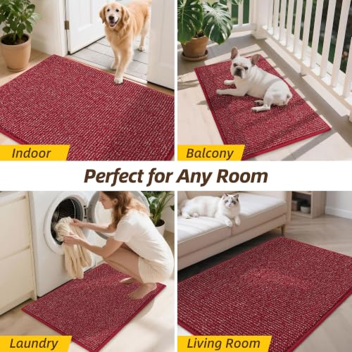 Dirt Trapper Door Mat 32" x 48" (Red / 32'' X 48'')