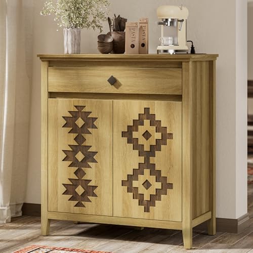 32'' Buffet Cabinet with Storage (Oak)
