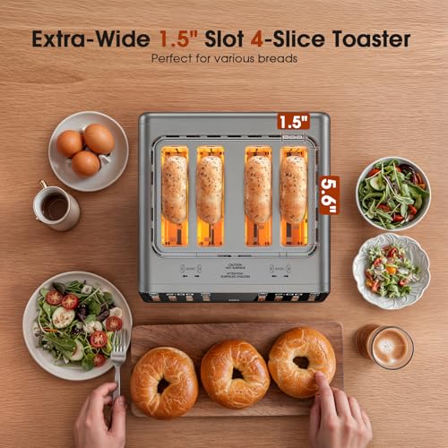 Smart Toaster (Stainless Steel / 4 Slots 4 Slice)