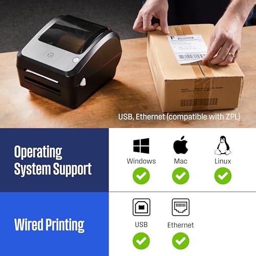 Thermal Shipping Label Printer USB