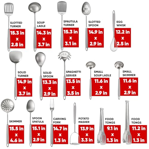 Newness 16 Pcs Cooking Utensils Set
