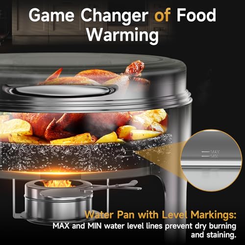 Chafing Dishes for Buffet (Silver)