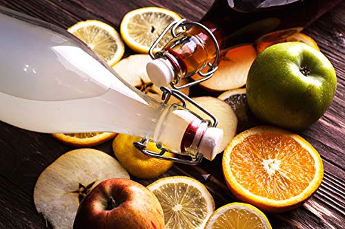 Flip Top Glass Bottle [1 Liter (33)