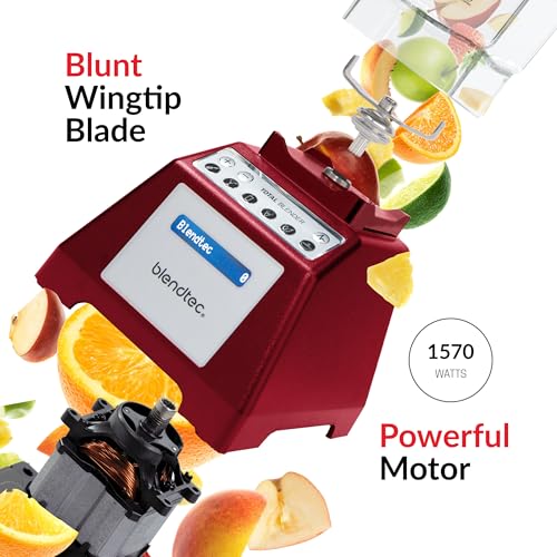 Total Classic Original Blender & 75 oz FourSide Jar (FourSide Jar Red)