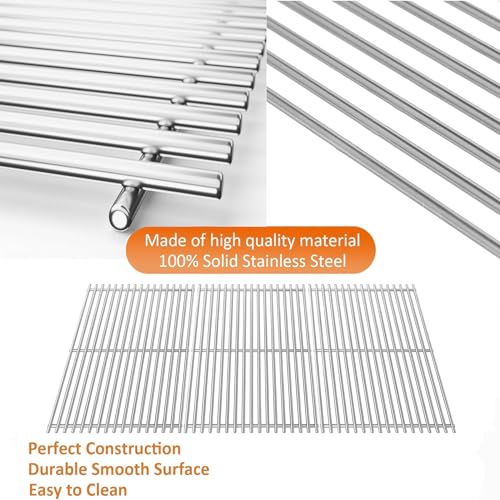 18.7" Cooking Grates for Weber GS4 Genesis II LX 400 SER II E (18.7” x 33.3”)