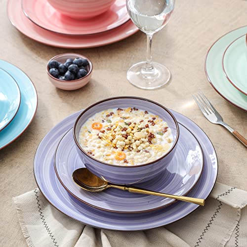 Ceramic Dinnerware Sets (Gradient Color / 12 Pieces)