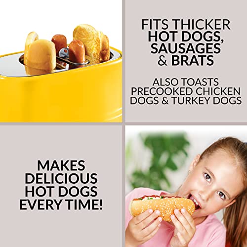 Oscar Mayer 2 Slot Hot Dog and Bun Toaster with Mini Tongs (Oscar Mayer)