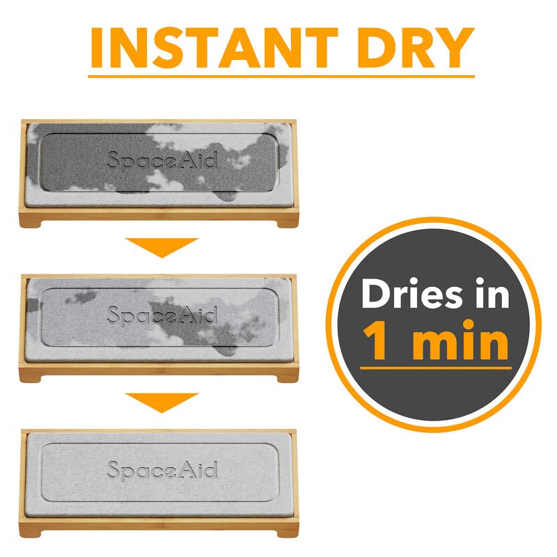 DryingNeat Instant Dry Sink Caddy Organizers (Gray)