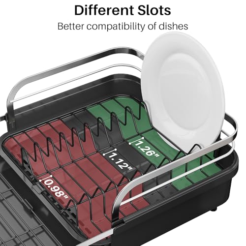 Expandable Dish Drying Rack for Kitchen Counter