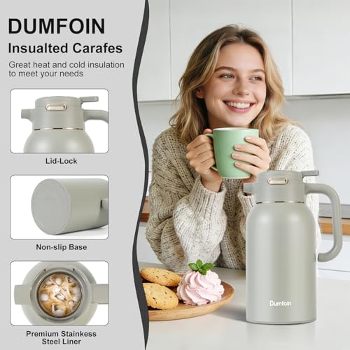 68 Oz Thermal Coffee Carafe (68 Ounces / Green/Green)
