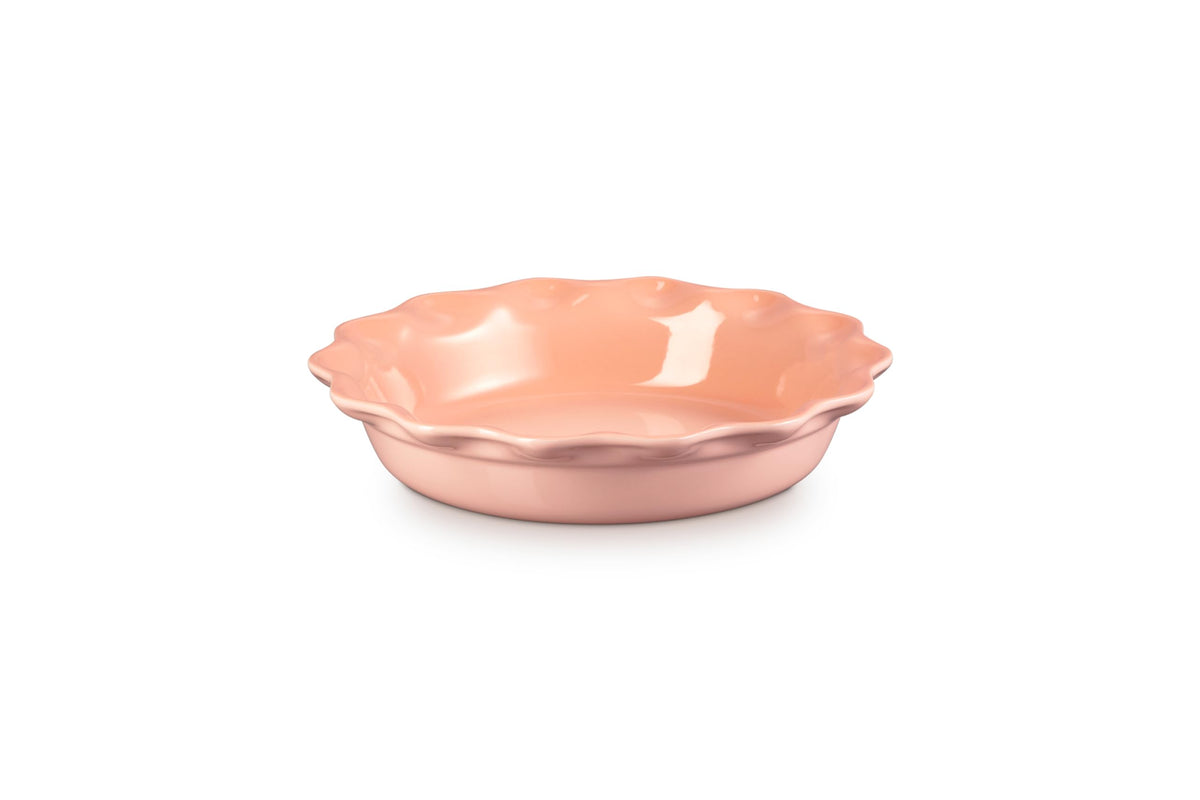 Stoneware Heritage Fluted Pie Dish (Peche)