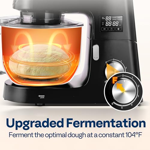 9-in-1 Stand Mixer with Fermentation & Timer, 7.5-Quart, Black (9-in-1 / Black)