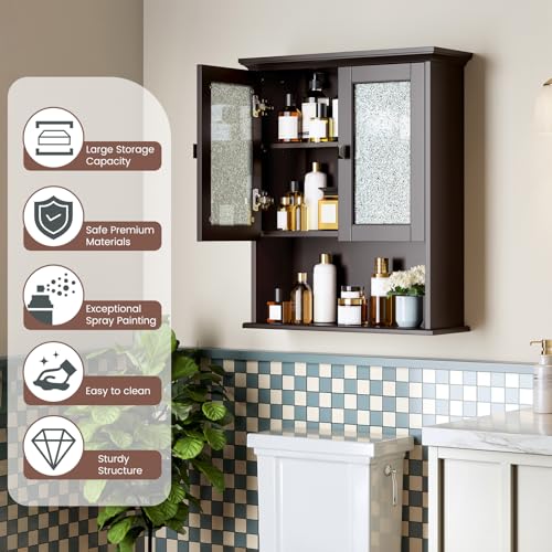 Bathroom Cabinet Wall Mount (Espresso)