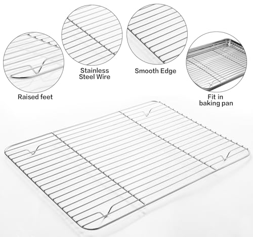 Baking Sheet with Cooling Rack (6 Count)