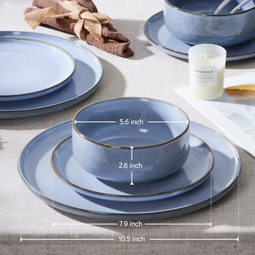 Dinnerware Sets for 6 (Ocean Blue / Service for 6)