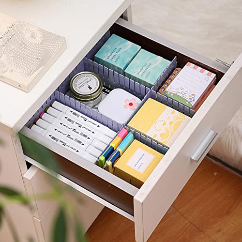 40Pcs Grid Drawer Dividers (Blue)