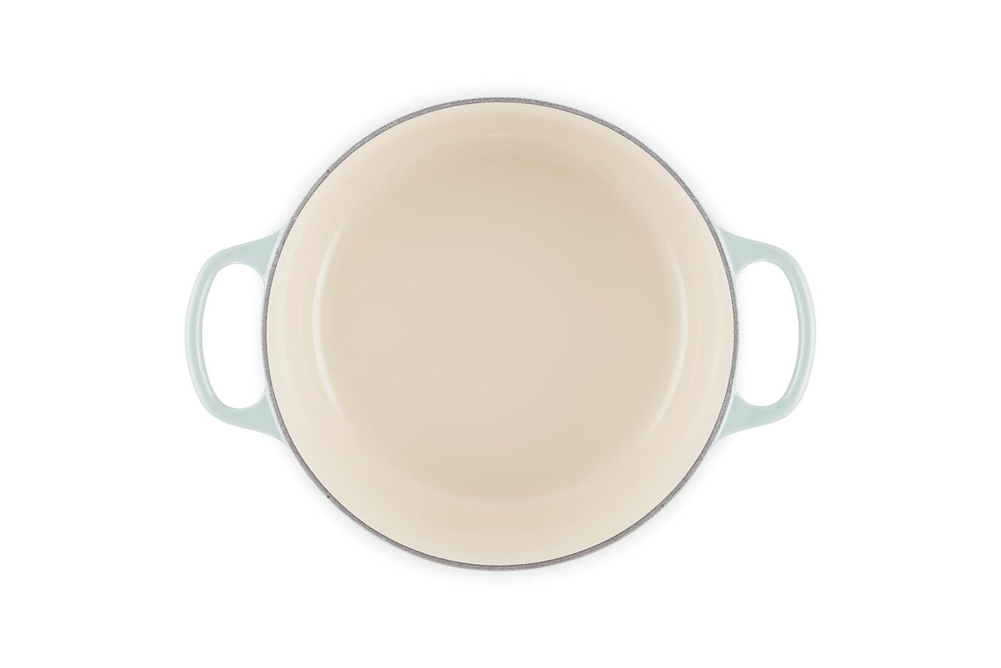Enameled Cast Iron Round Dutch Oven (Sea Salt / 4.5 Qt)