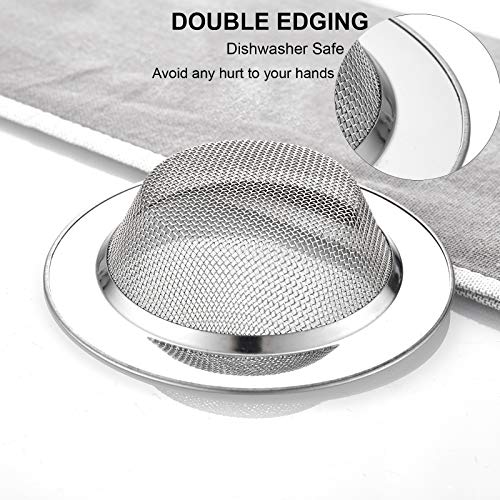 3 PCS Kitchen Sink Strainer Stainless Steel (3 PACK)