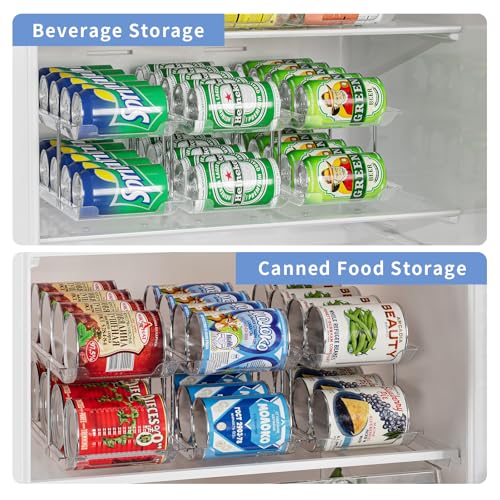 2 Pack 3 Tier Can Organizer for Pantry (3*6)