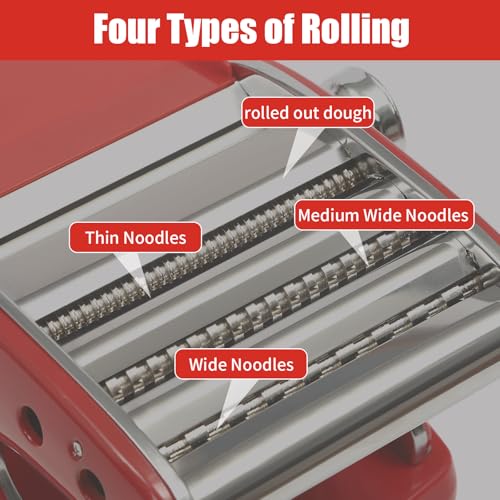 Pasta Maker Machine (Red pasta maker)