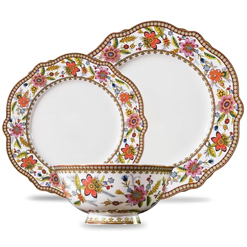 Fine China Dinnerware Sets (Pink)