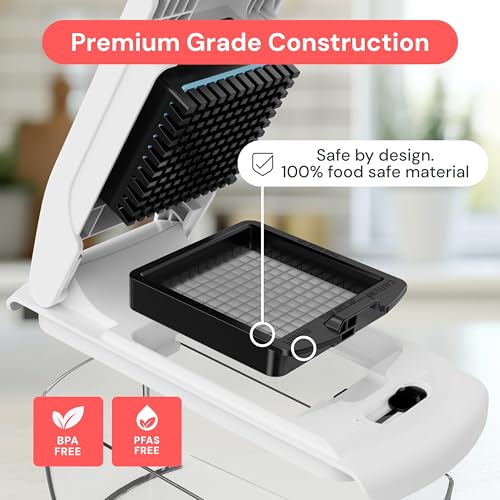 Pro Original Vegetable Chopper & Mandoline Slicer Kitchen Gadget (White / All-in-1)