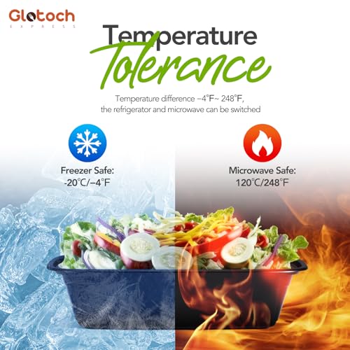 Glotoch Meal Prep Containers with Lids (24oz)