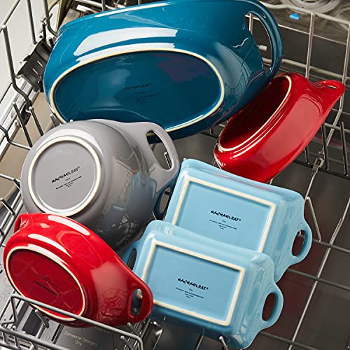 Solid Glaze Ceramics Casserole Bakeware (Teal)