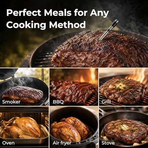 Wireless Smart Meat Thermometer (Dual probe)