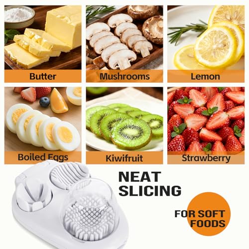3‑in‑1 Hard Boiled Egg Slicer Cutter Dicer Chopper