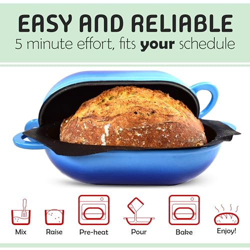 No Knead Artisan Bread Kit (Casserole and Liner)