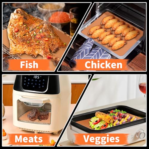 Grill Mats for Outdoor Grill (Copper 7pcs)