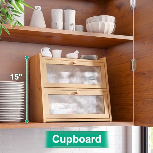 2 Tier Bamboo Bread Box (Natural / Large-2_Tier)