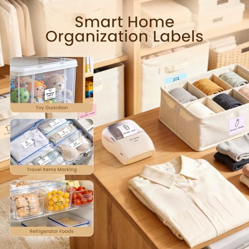 Label Maker Machine with Tape (221B-Pink Gold)