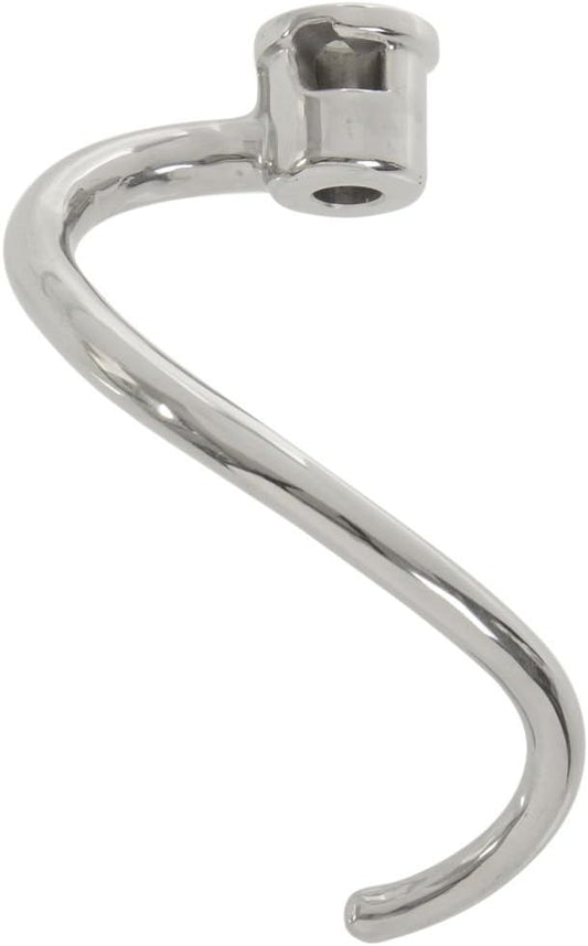 KitchenAid KSMC7QDH Stainless Steel Dough Hook Attachment for 7 and 8 Qt. Commercial Stand Mixers