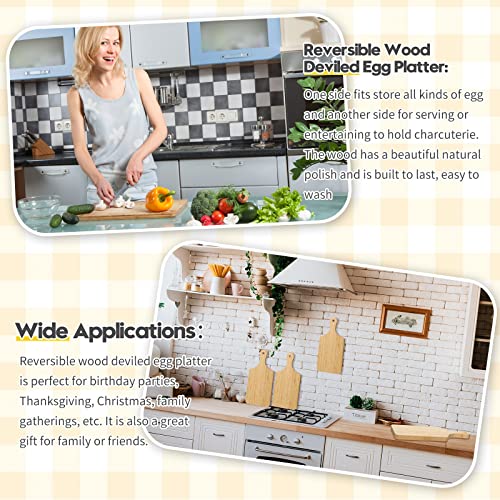 Thick Wood Cutting Boards for Chopping (11 x 5 inches)