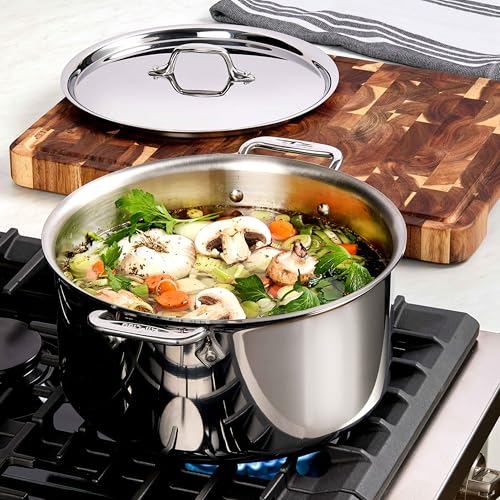 D3 Stainless Steel Cookware Set (Silver / 14 Piece Set)
