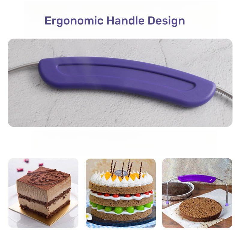 Adjustable Cake Leveler Cutter for Leveling Tops (purple Cake Leveler)