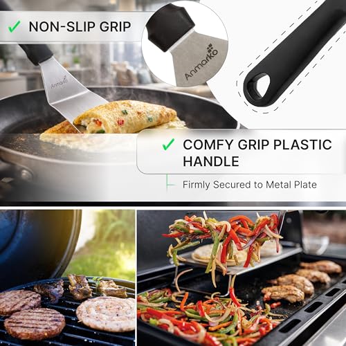 Stainless Steel Spatula with Plastic Handle (PH mid spatula h)