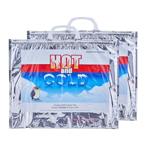 Hot and Cold Insulated Bags for Food Delivery (Small (Meal Size))