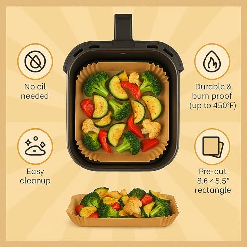 Air Fryer Paper Liners (125 Count)