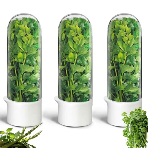 Herb Saver for Refrigerator (Herb Keeper(3Pack))
